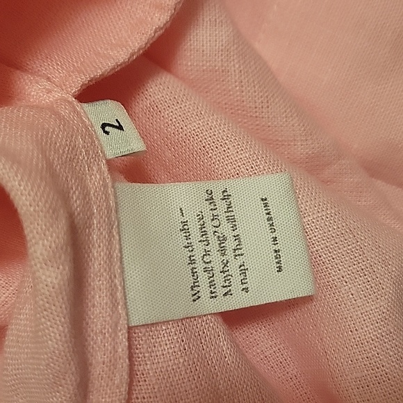 Sleeper Linen Pink Robe NWT - Picture 3 of 6